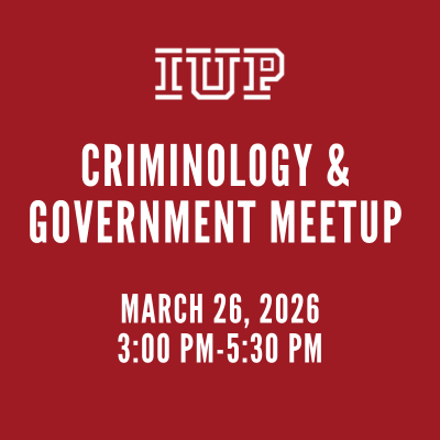 Criminology and Government MeetUp Registration
