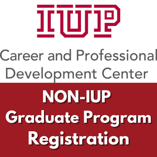 IUP Spring Career Fair (Non-IUP Graduate Program)